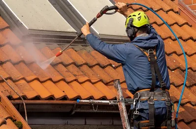 Démoussage et hydrofuge de toiture à Glénic